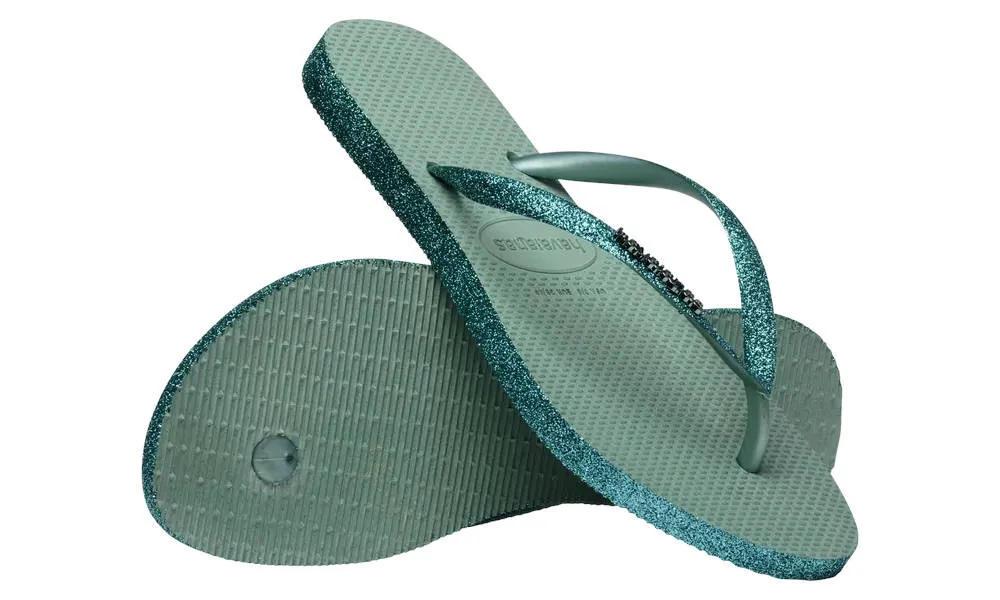 Havaianas Womens Slim Sparkle II Clay