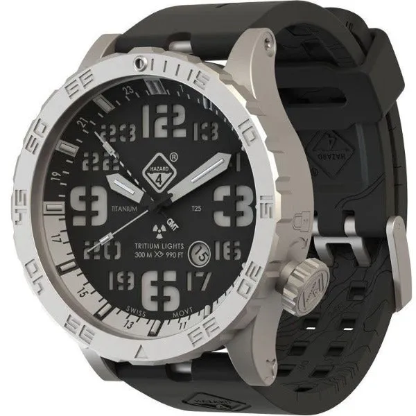 Hazard 4® HeavyWaterDiver® BlackTie White GMT