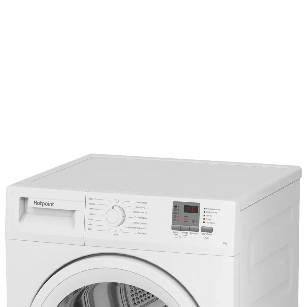 Hotpoint CHDC82WWGDUK 8kg Condenser Tumble Dryer, White