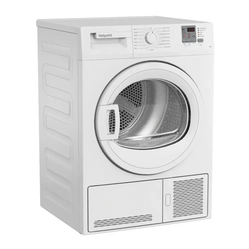 Hotpoint CHDC82WWGDUK 8kg Condenser Tumble Dryer, White