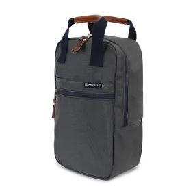 Hudson Sutler Nylon and Leather Golf Shoe Bag - Grey/Navy