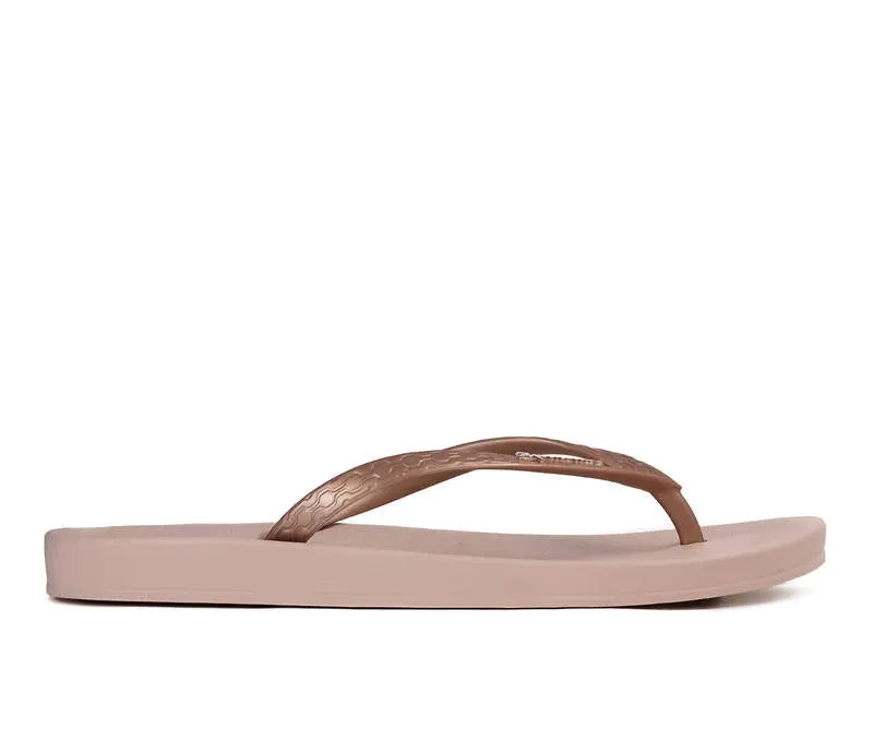 Ipanema Womens Ana Tan Pink Metallic Pink