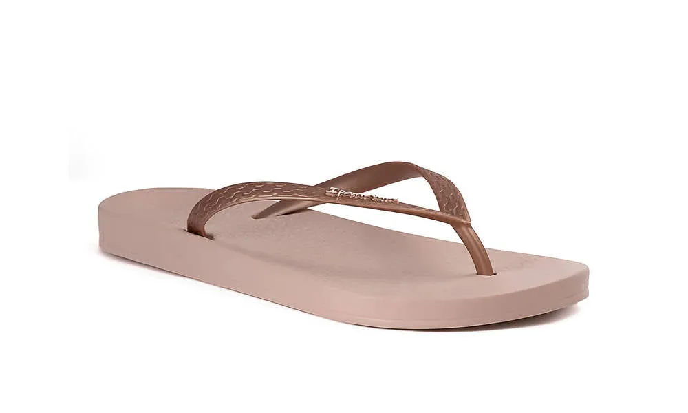 Ipanema Womens Ana Tan Pink Metallic Pink