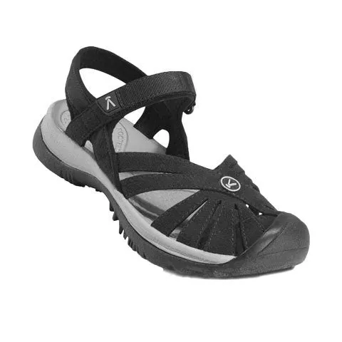 Keen Rose Backstrap Sandal (Women) - Black/Neutral Gray