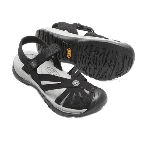 Keen Rose Backstrap Sandal (Women) - Black/Neutral Gray