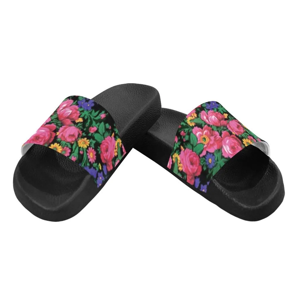 Kokum's Revenge Black Women's Slide Sandals