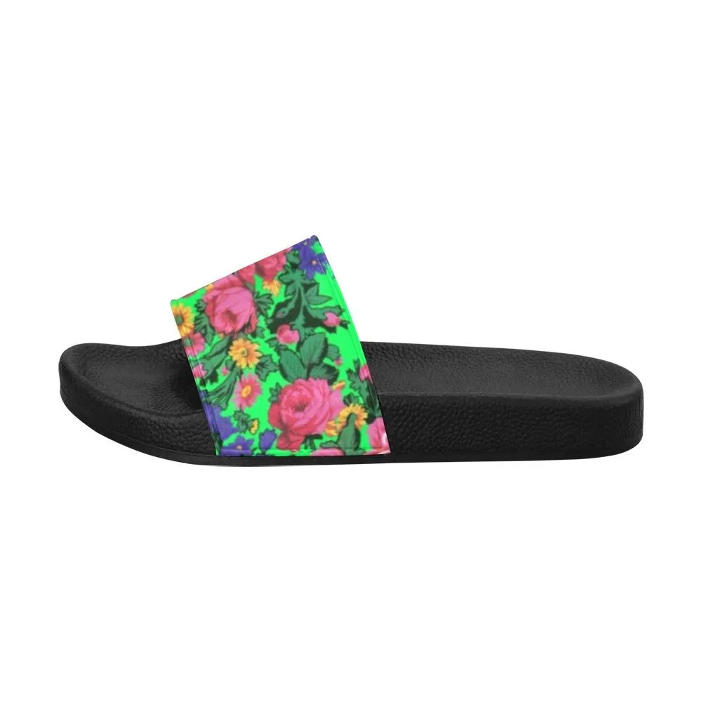 Kokum's Revenge Green Men's Slide Sandals