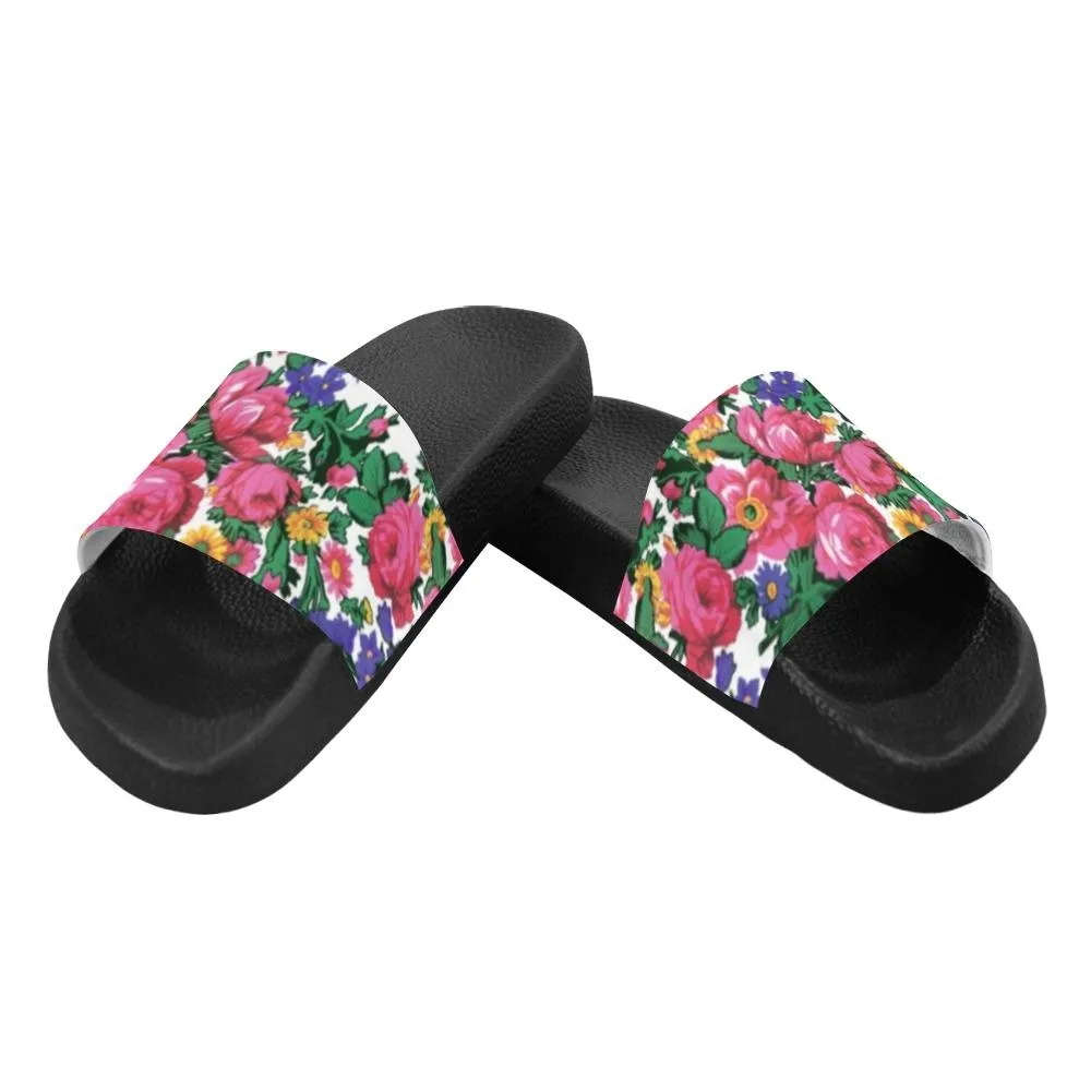 Kokum's Revenge White Men's Slide Sandals