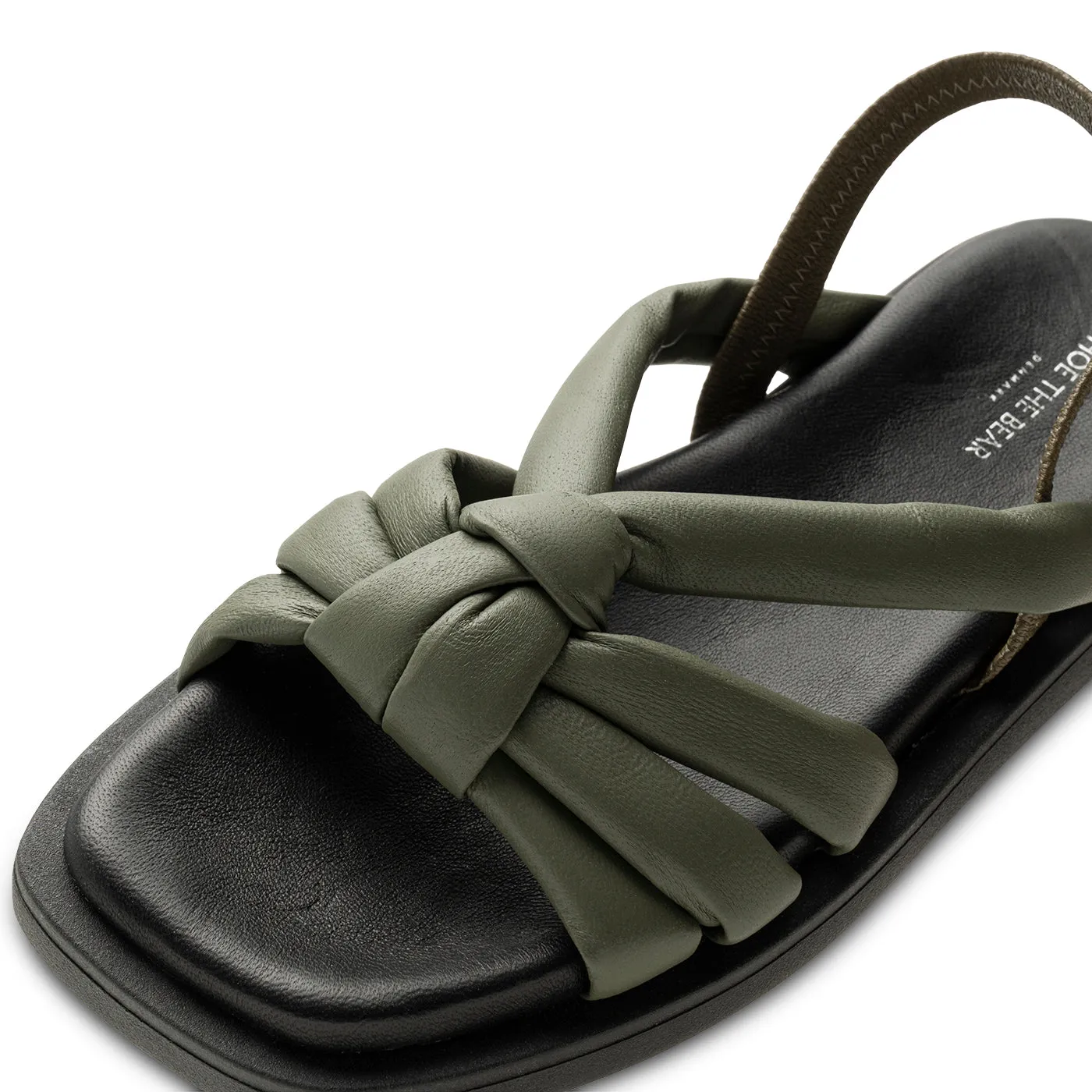 Krista slingback sandal læder - ALGAE