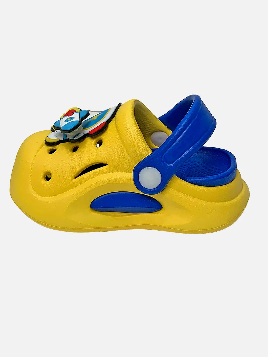 Little Surprise Box Yellow spinning rocket Slip on Clogs/Footwear for Toddlers & Kids