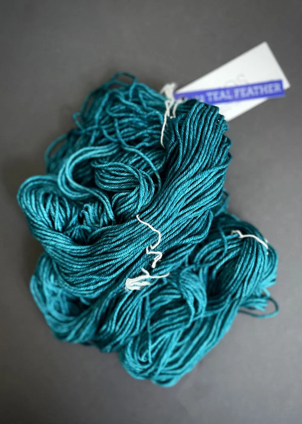 Malabrigo. Rios Merino Worsted 10ply. Teal Feather 412