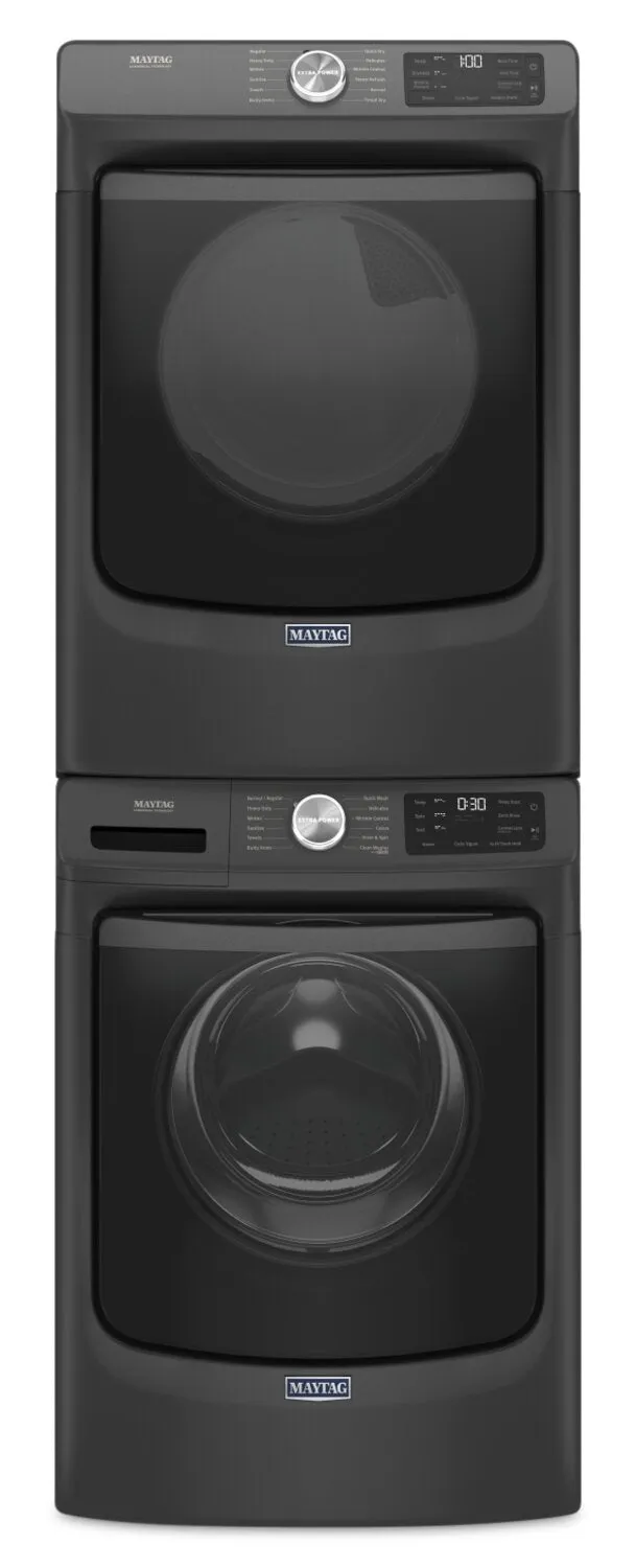 Maytag 5.5 Cu. Ft. Front-Load Washer and 7.3 Cu. Ft. Electric Dryer with Extra Power - MHW6630B/YMED663B