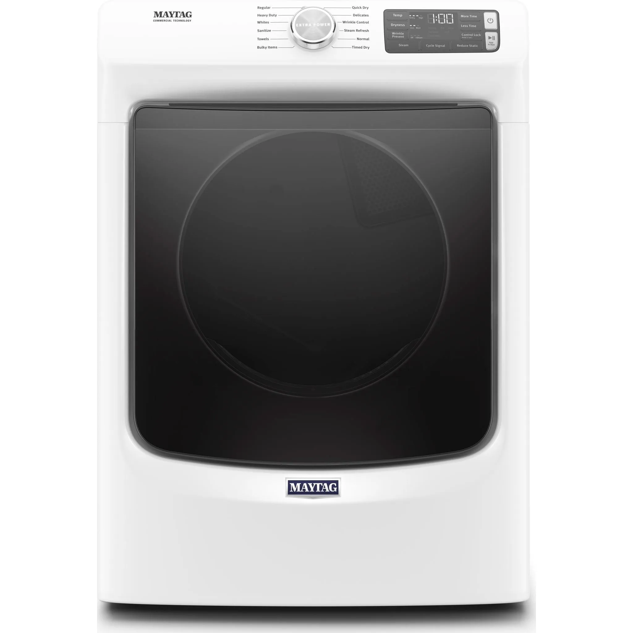 Maytag Front Load Electric Dryer with Extra Power and Quick Dry Cycle - 7.3 cu. ft. (YMED6630HC)