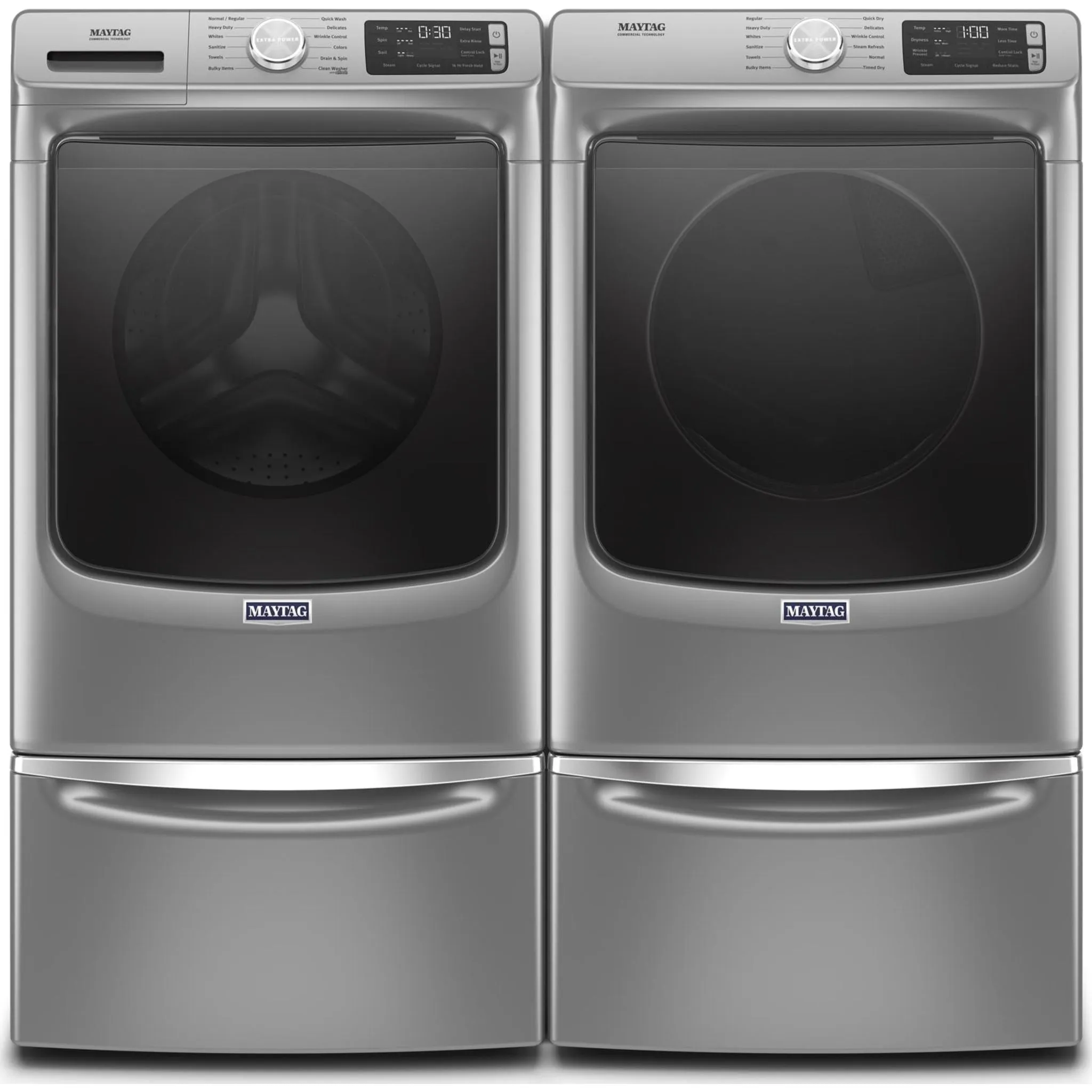 Maytag Front Load Electric Dryer with Extra Power and Quick Dry Cycle - 7.3 cu. ft. (YMED6630HC)