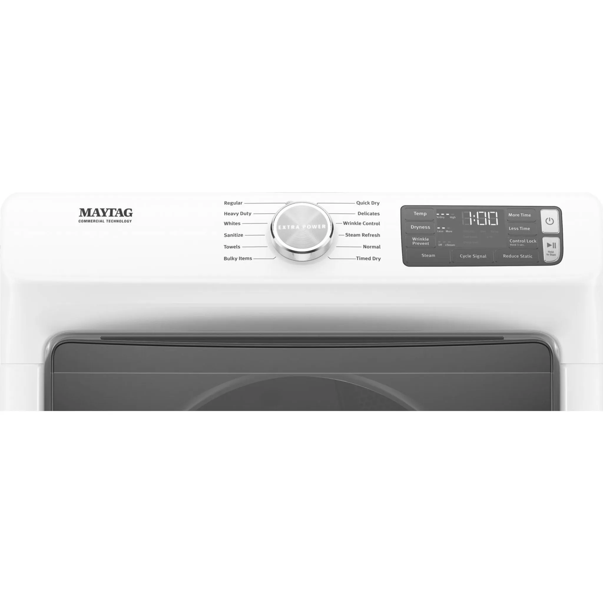 Maytag Front Load Electric Dryer with Extra Power and Quick Dry Cycle - 7.3 cu. ft. (YMED6630HW)