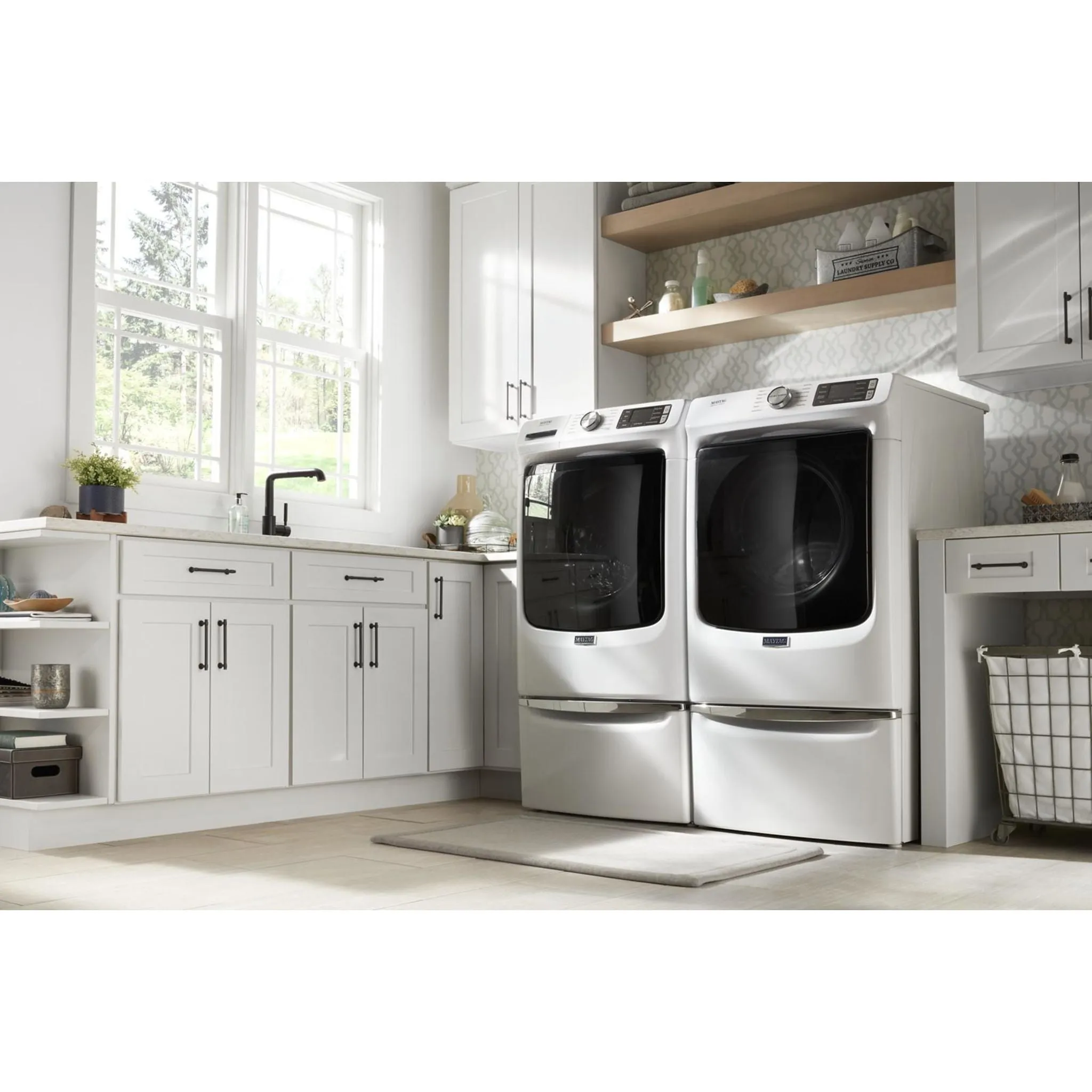 Maytag Front Load Electric Dryer with Extra Power and Quick Dry Cycle - 7.3 cu. ft. (YMED6630HW)