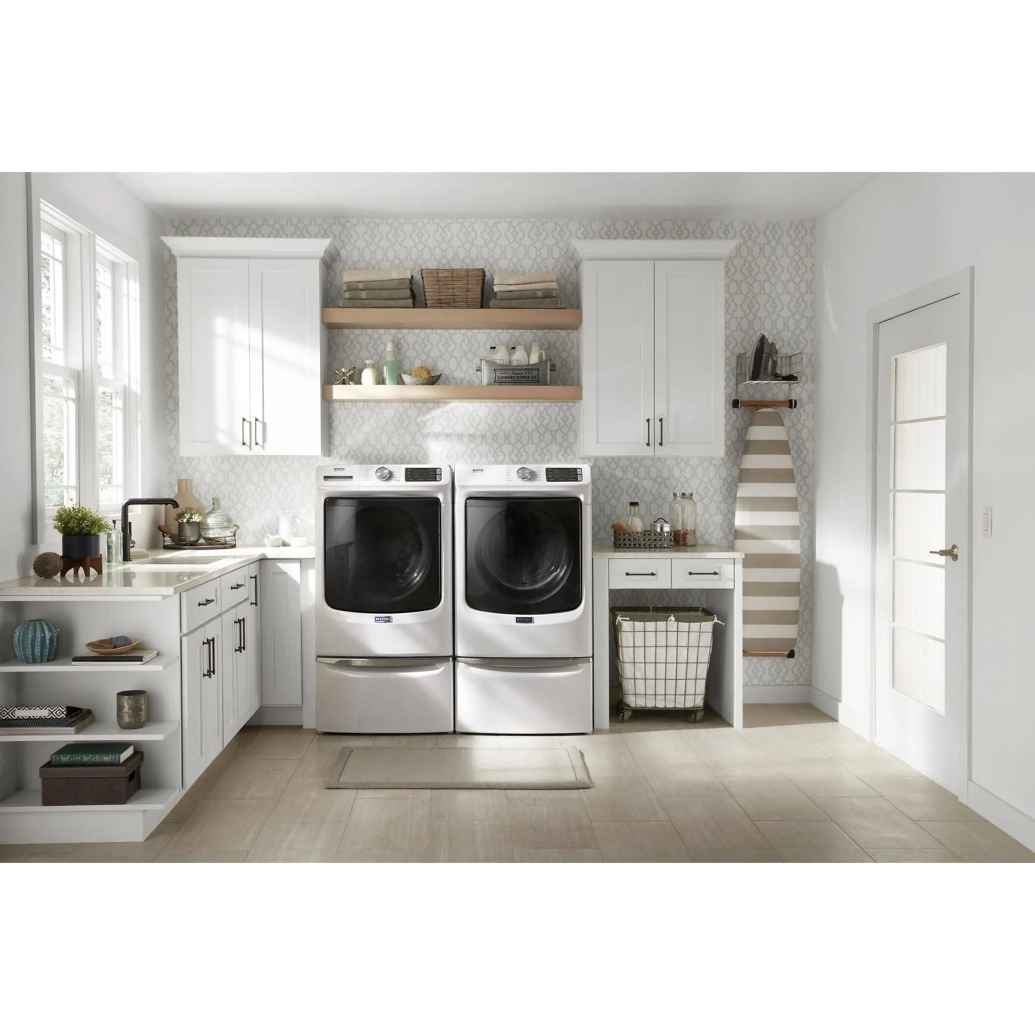 Maytag Front Load Electric Dryer with Extra Power and Quick Dry Cycle - 7.3 cu. ft. (YMED6630HW)