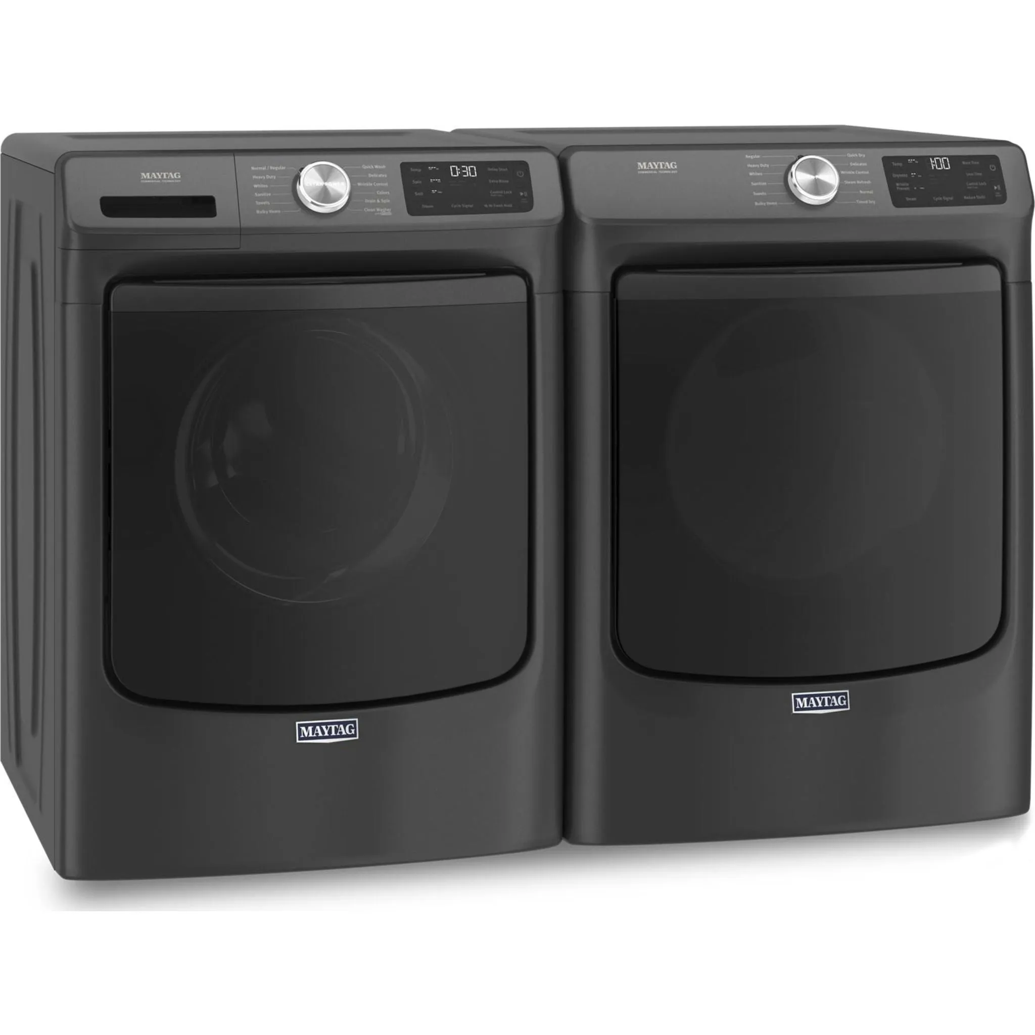 Maytag Front Load Electric Dryer with Extra Power and Quick Dry Cycle - 7.3 cu. ft. (YMED6630MBK)