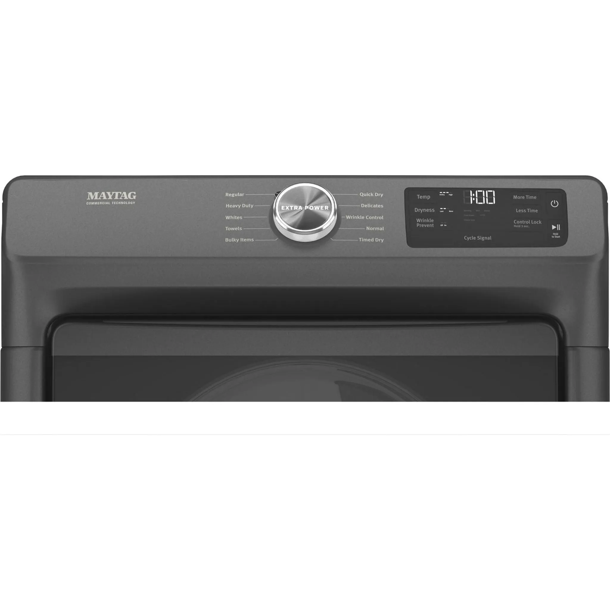 Maytag Front Load Gas Dryer with Extra Power and Quick Dry cycle - 7.3 cu. ft. (MGD5630MBK)