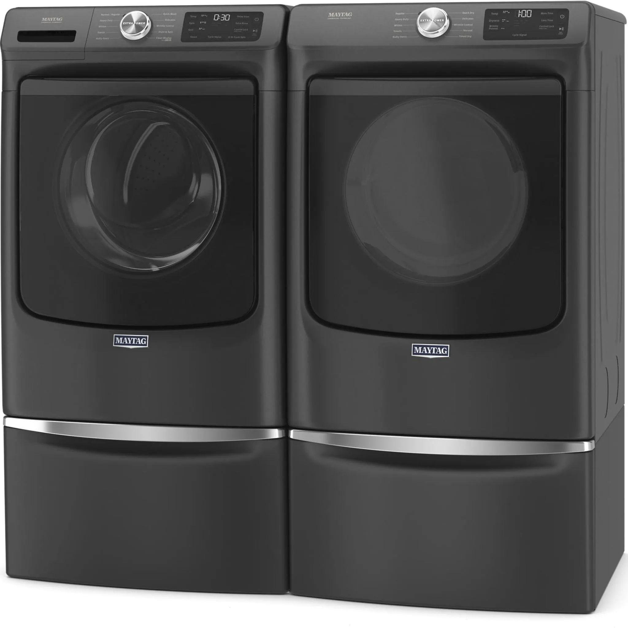 Maytag Front Load Gas Dryer with Extra Power and Quick Dry cycle - 7.3 cu. ft. (MGD5630MBK)