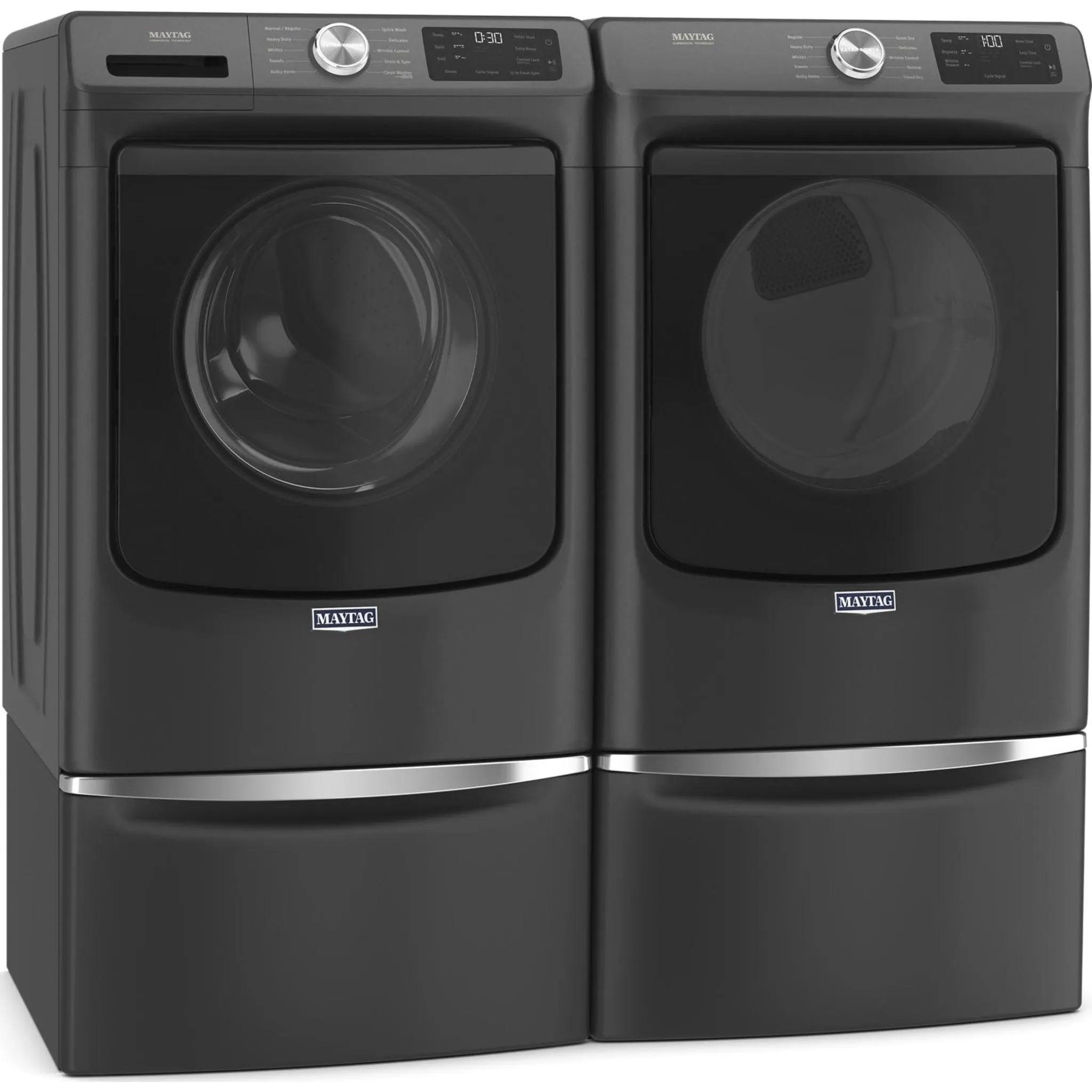 Maytag Front Load Gas Dryer with Extra Power and Quick Dry cycle - 7.3 cu. ft. (MGD5630MBK)