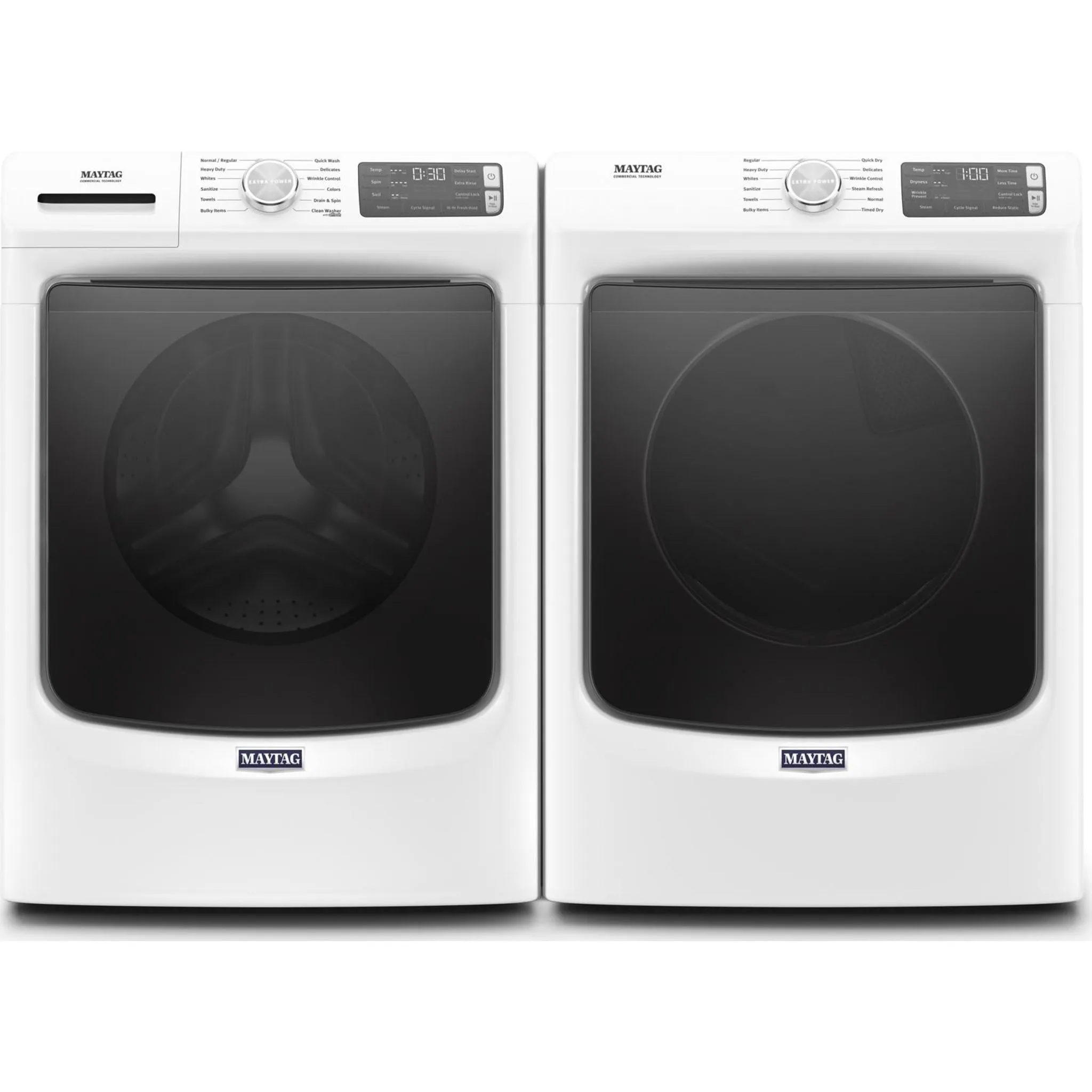 Maytag Front Load Gas Dryer with Extra Power and Quick Dry Cycle - 7.3 cu. ft. (MGD6630HW)