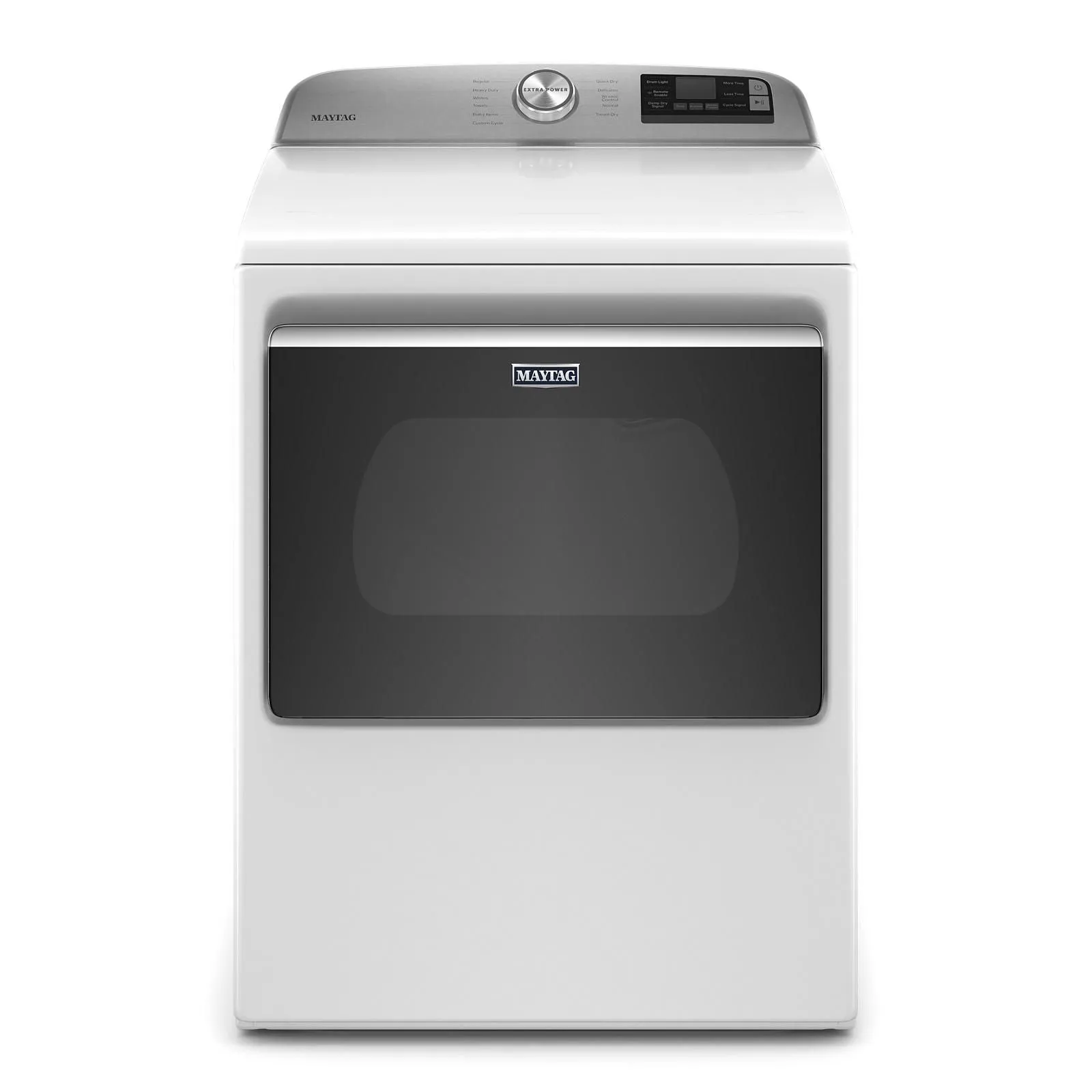 Maytag White Smart Electric Dryer (7.4 Cu.Ft.) - YMED6230HW