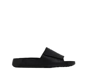 Mens Hush Puppies Hammock Sandals Black Slides Leather Shoes