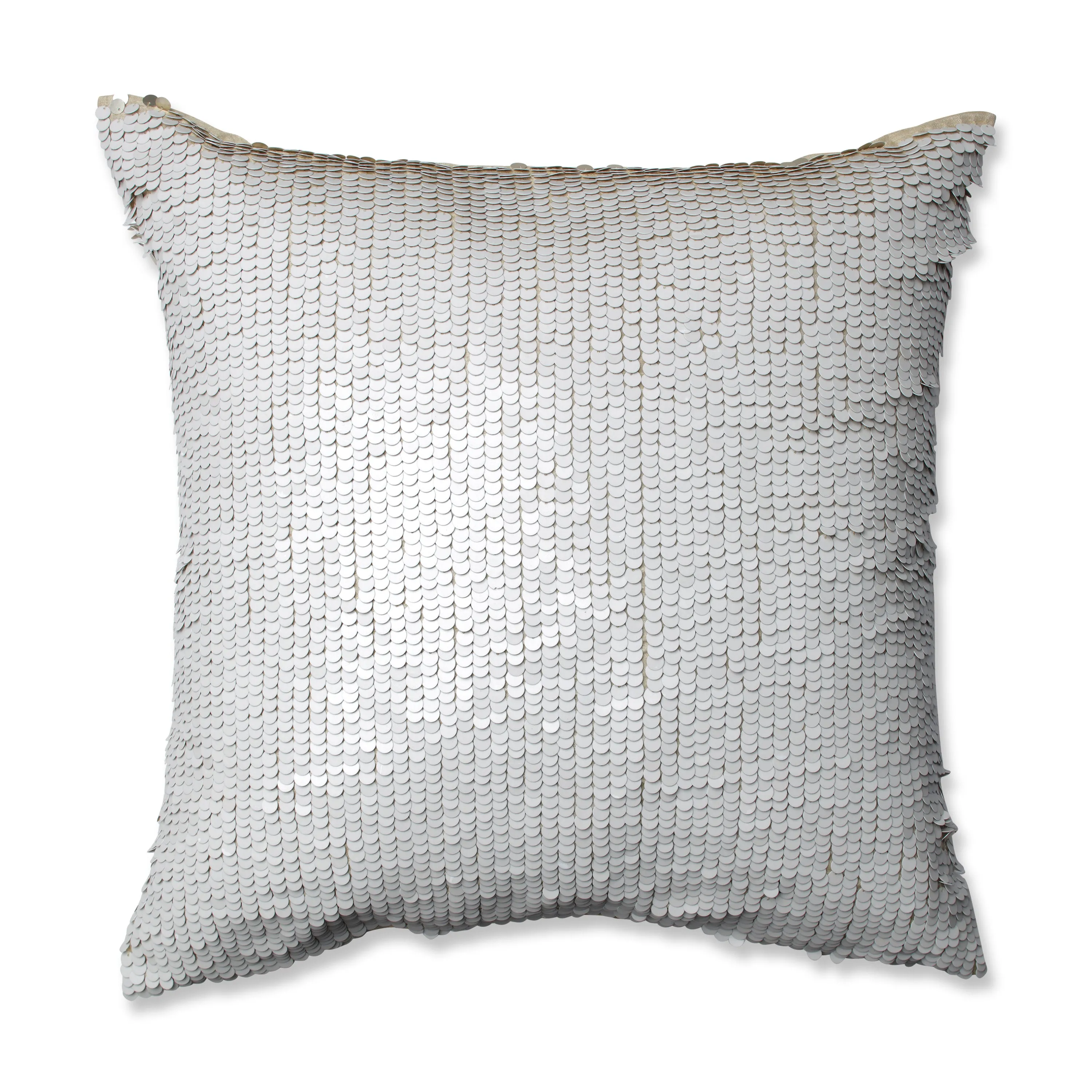 Mermaid Gold-White 18-Inch Throw Pillow