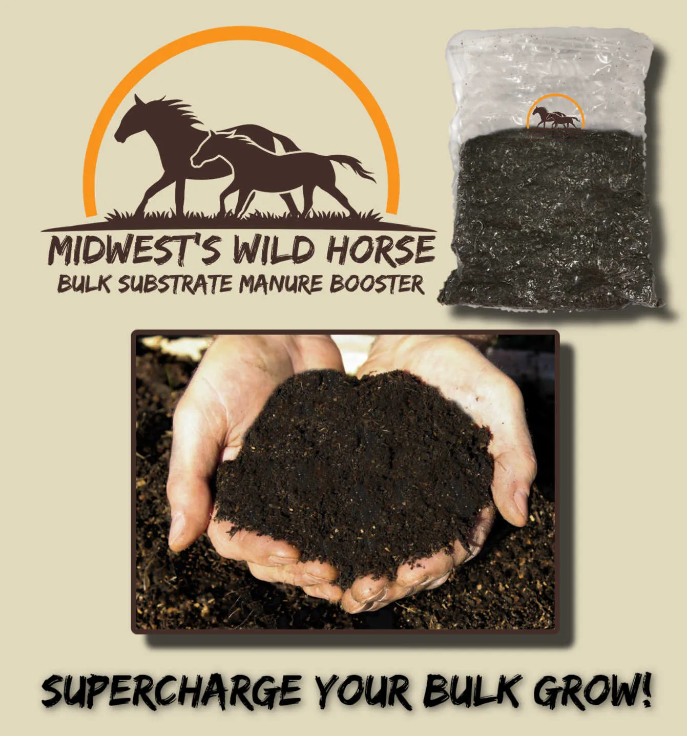 Midwest's Wild Horse Bulk Substrate Manure Booster