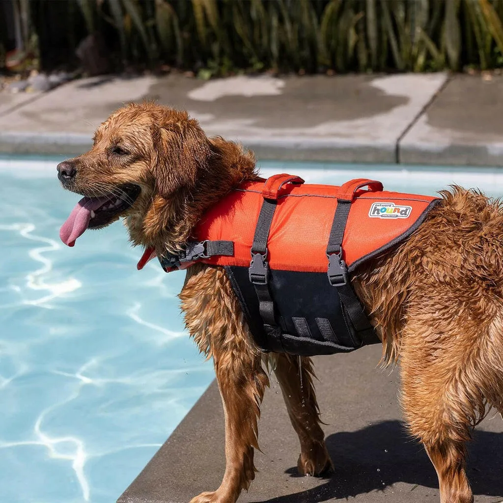 Outward Hound PupSaver Ripstop Life Jacket Orange for Dogs