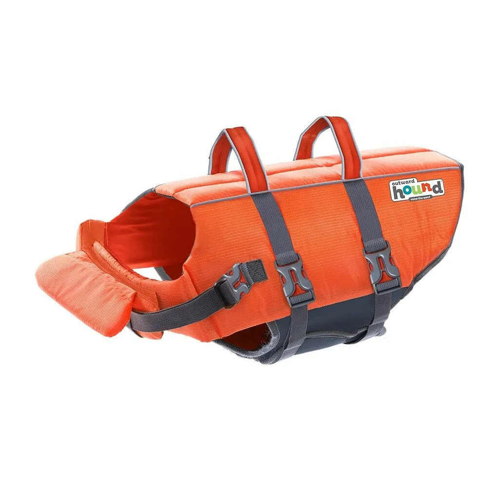 Outward Hound PupSaver Ripstop Life Jacket Orange for Dogs