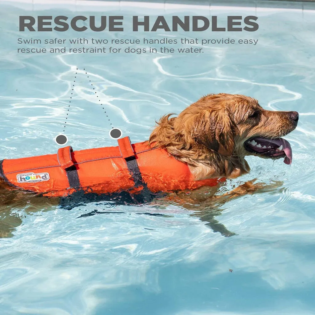 Outward Hound PupSaver Ripstop Life Jacket Orange for Dogs