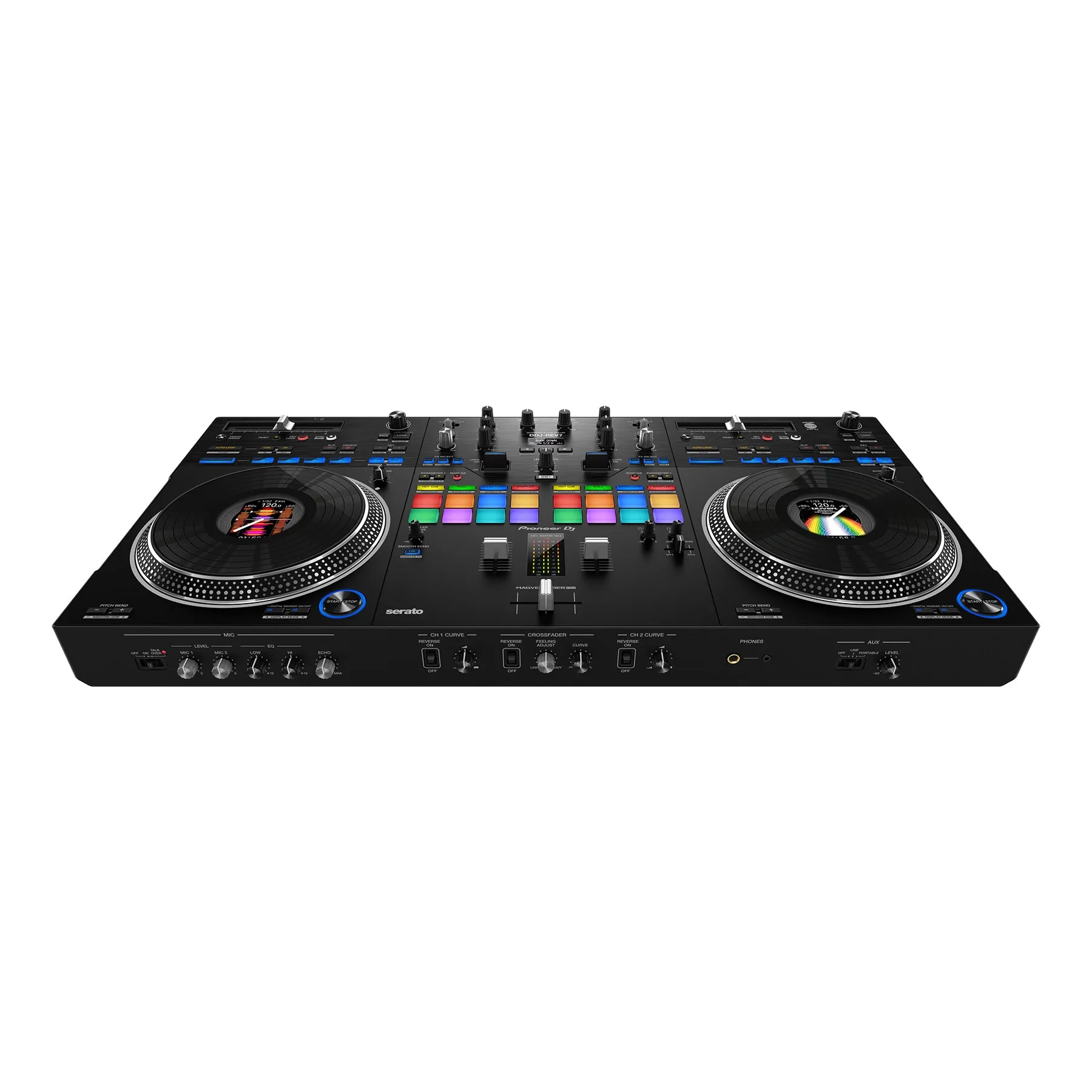 Pioneer DJ DDJ-REV7 Scratch-style 2-channel Professional DJ Controller for Serato DJ Pro