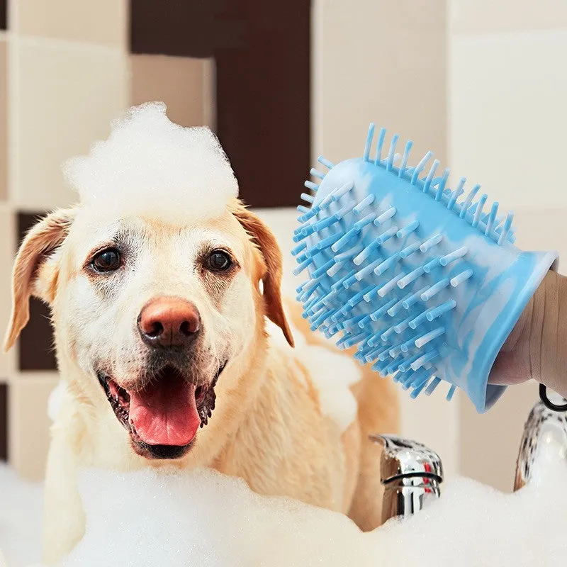 Portable Pet Paw Cleaner: 2-in-1 Foot Cleaning Brush Cup