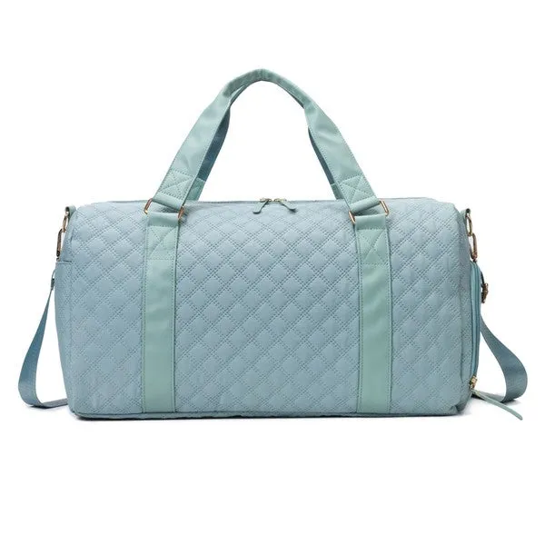 Quilted Weekend Travel Bag