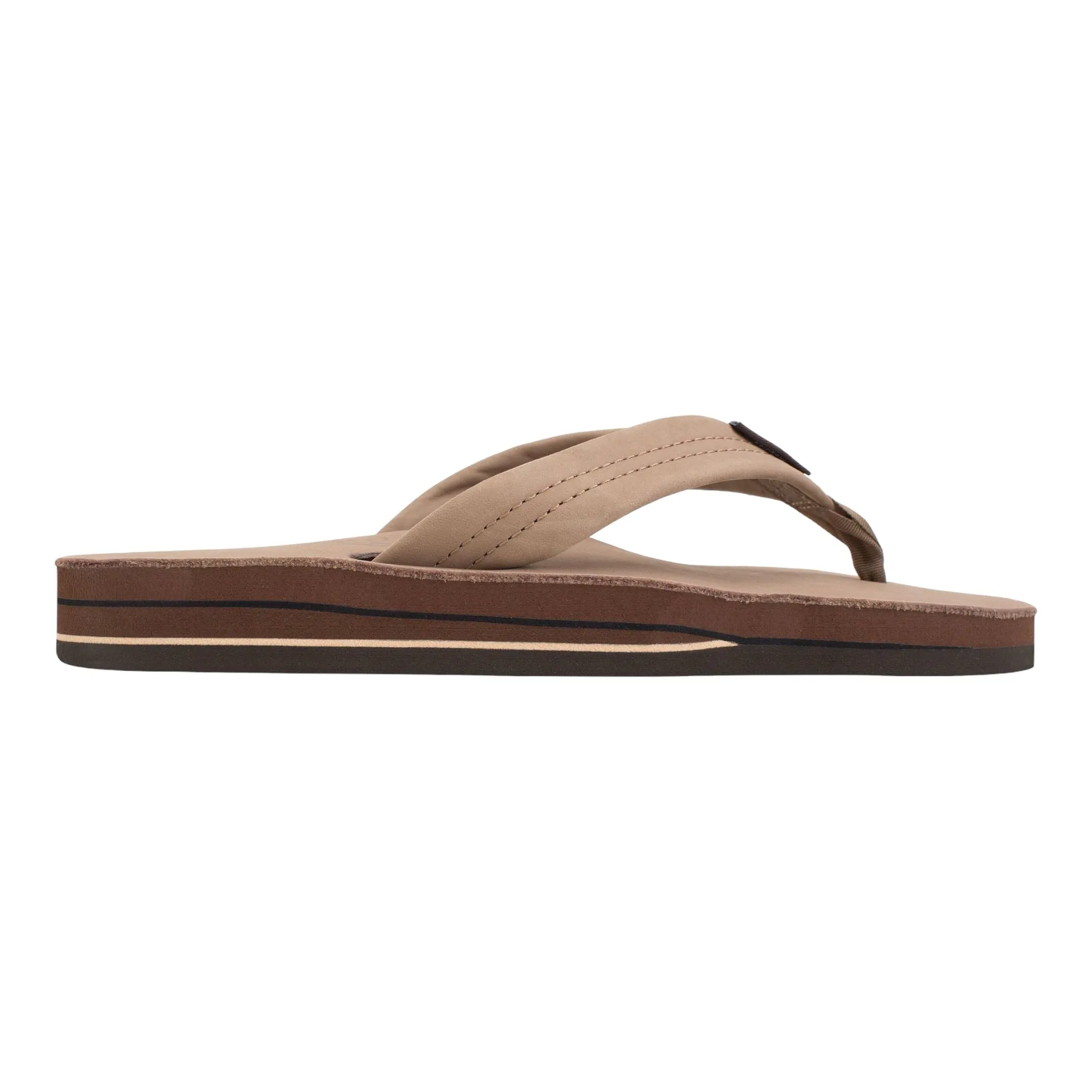 Rainbow Sandals Women's Premier/Classic Leather Double Layer With Arch - Dark Brown