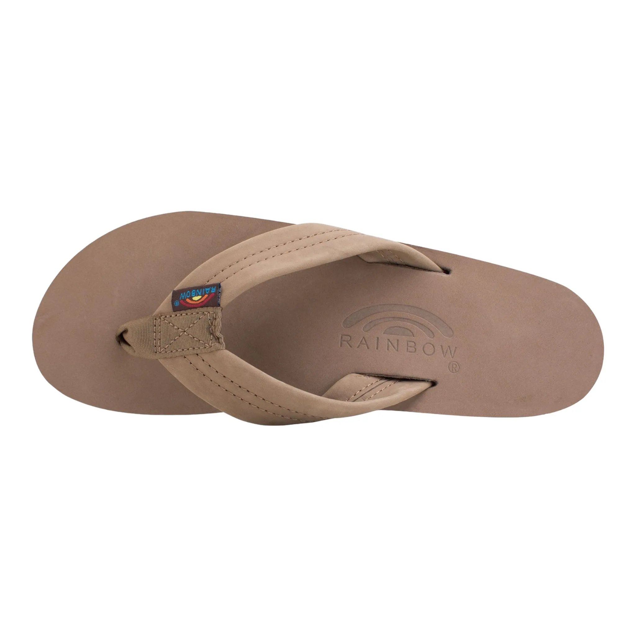 Rainbow Sandals Women's Premier/Classic Leather Double Layer With Arch - Dark Brown