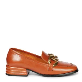 Saint Juliet Rust Leather Handcrafted Moccasins