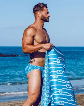 Sand-free beach Towel - Manrope Blue