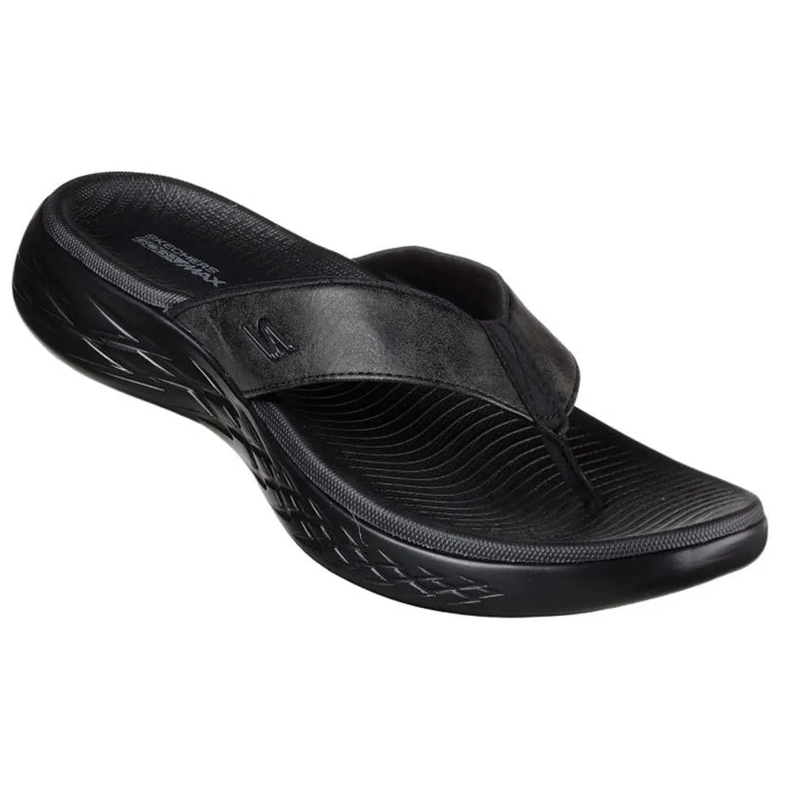 Skechers - Mens On The Go 600 Seaport Jandal Flip Flop  Black