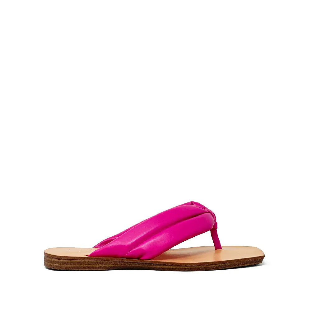 The Beverly Sandal in Magenta