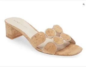 The Circle Slide Sandal in Cork