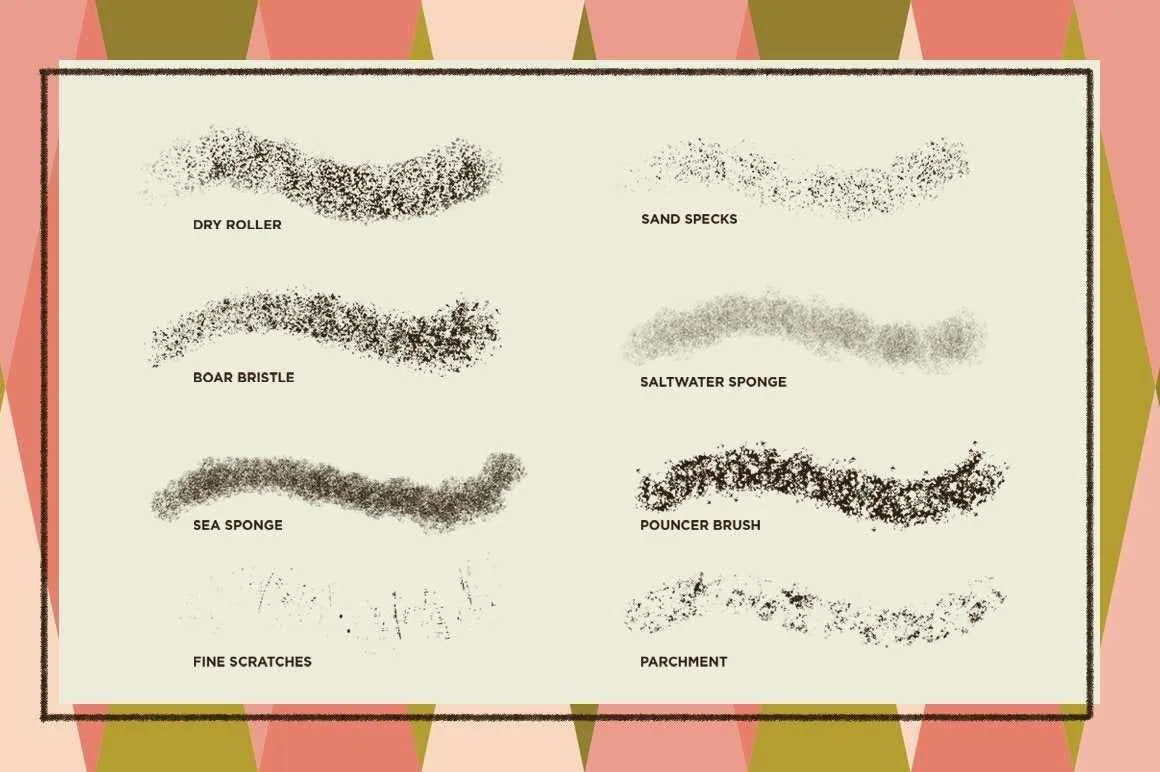 The Texture Brush Pack for Procreate