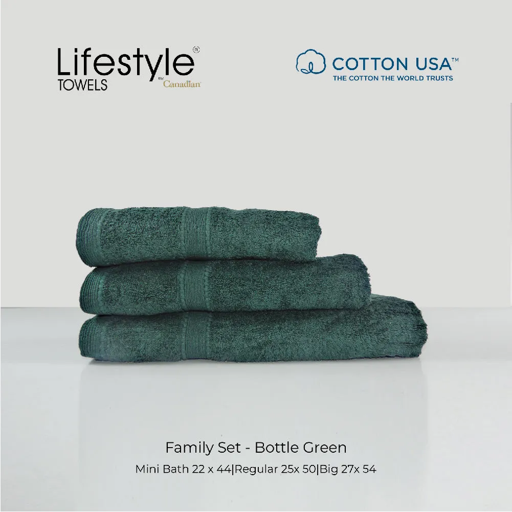 USA Cotton Towel 4pc. Fingertip 12x20' (1111)