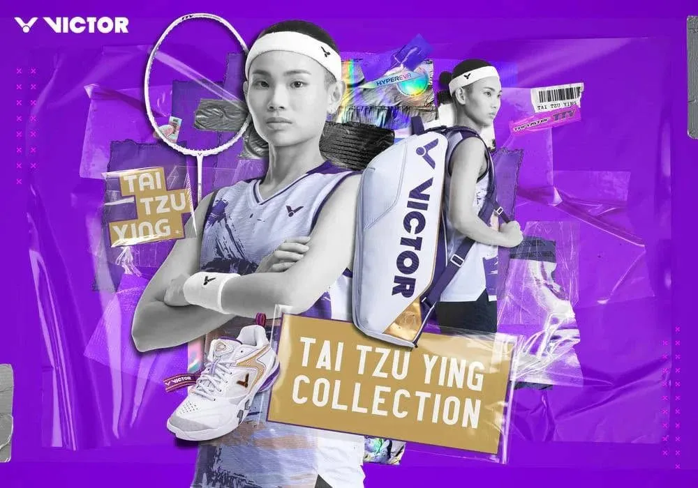 VICTOR Tai Tzu Ying Collection BR3025TTY-AJ (3pcs) White Backpack Limited Edition