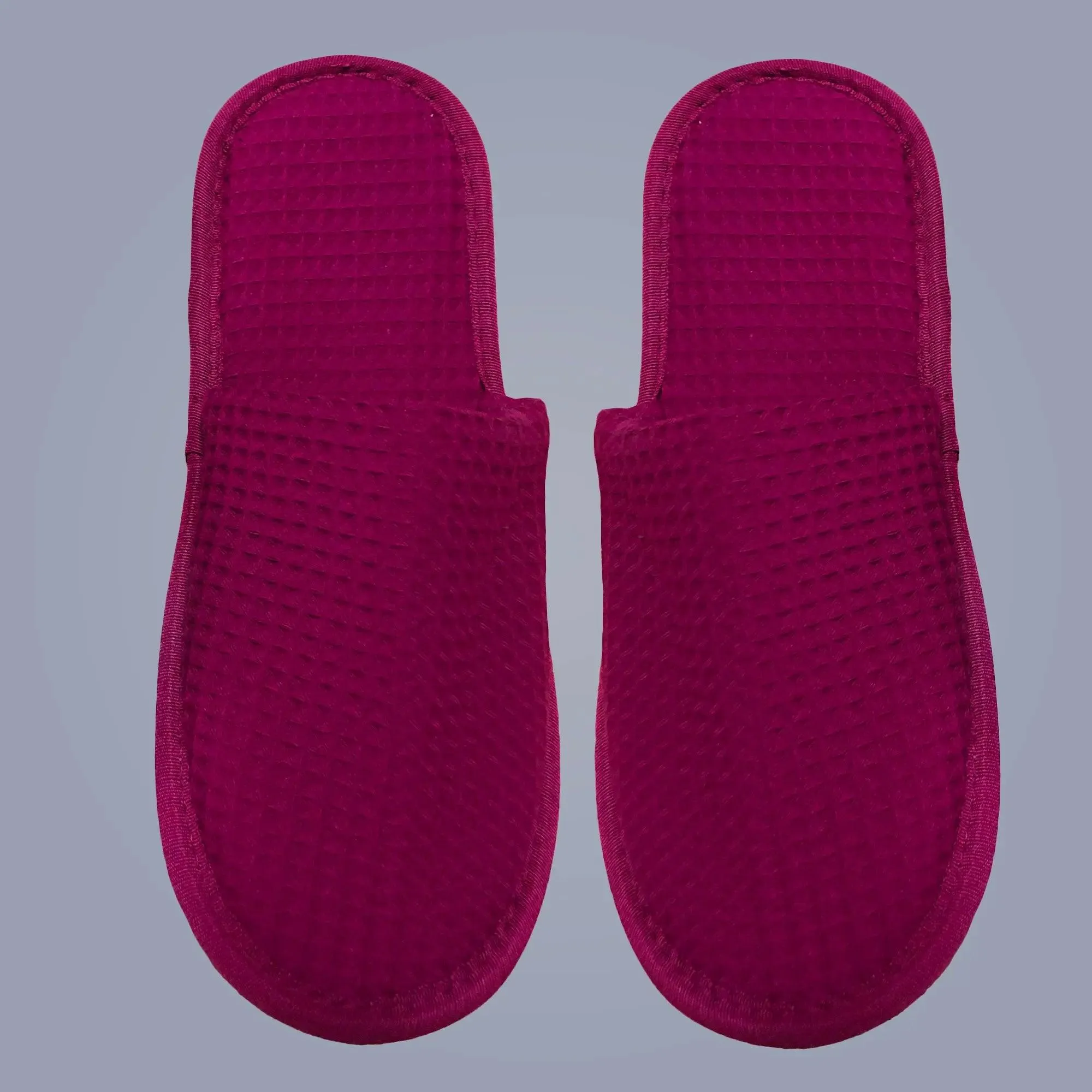 Waffle Closed Toe Slippers - One Size - Unisex