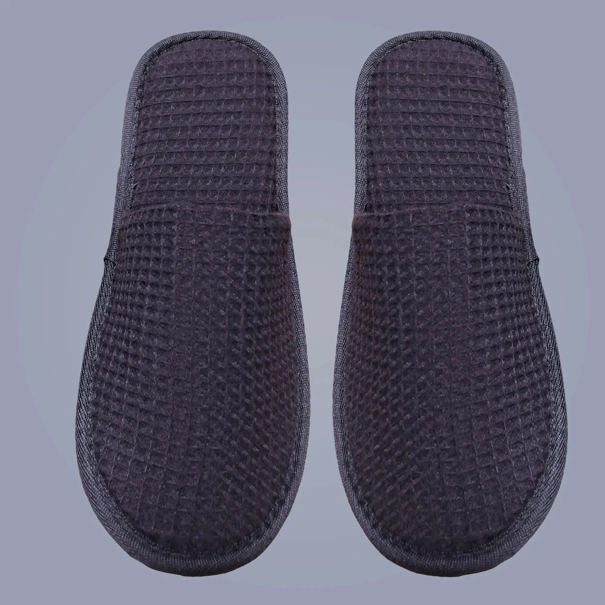 Waffle Closed Toe Slippers - One Size - Unisex