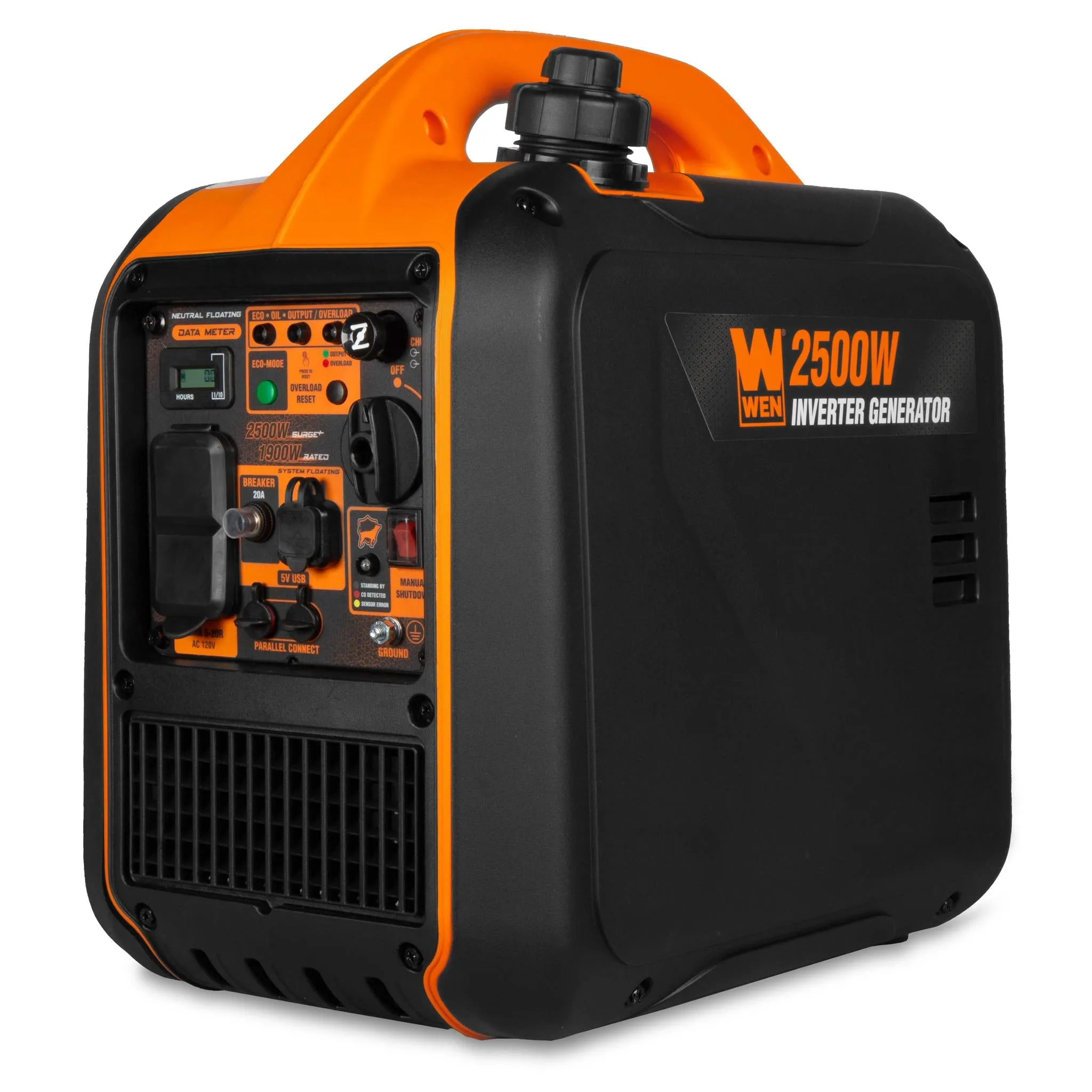 WEN 56250iX 2500-Watt Inverter Generator, Quiet, Portable, and Lightweight with Fuel Shut Off and CO Watchdog