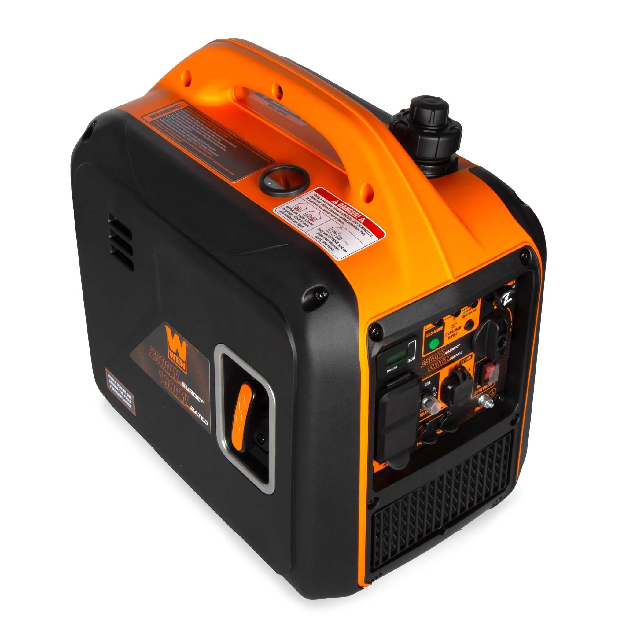 WEN 56250iX 2500-Watt Inverter Generator, Quiet, Portable, and Lightweight with Fuel Shut Off and CO Watchdog